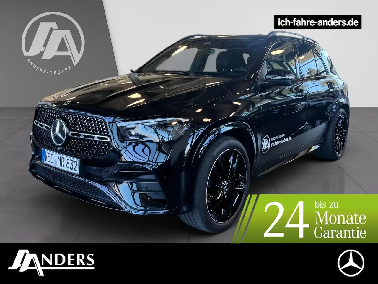 Mercedes-Benz GLE 450 d 4M AMG+Night+Burmester+360°+AHK+HUD+SD