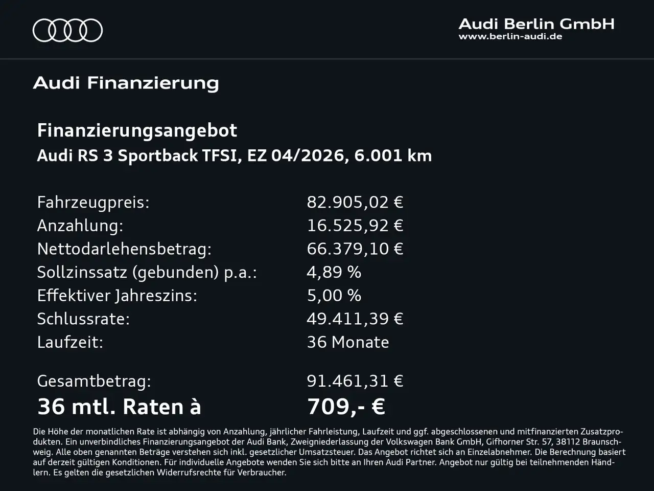 Audi RS3 2